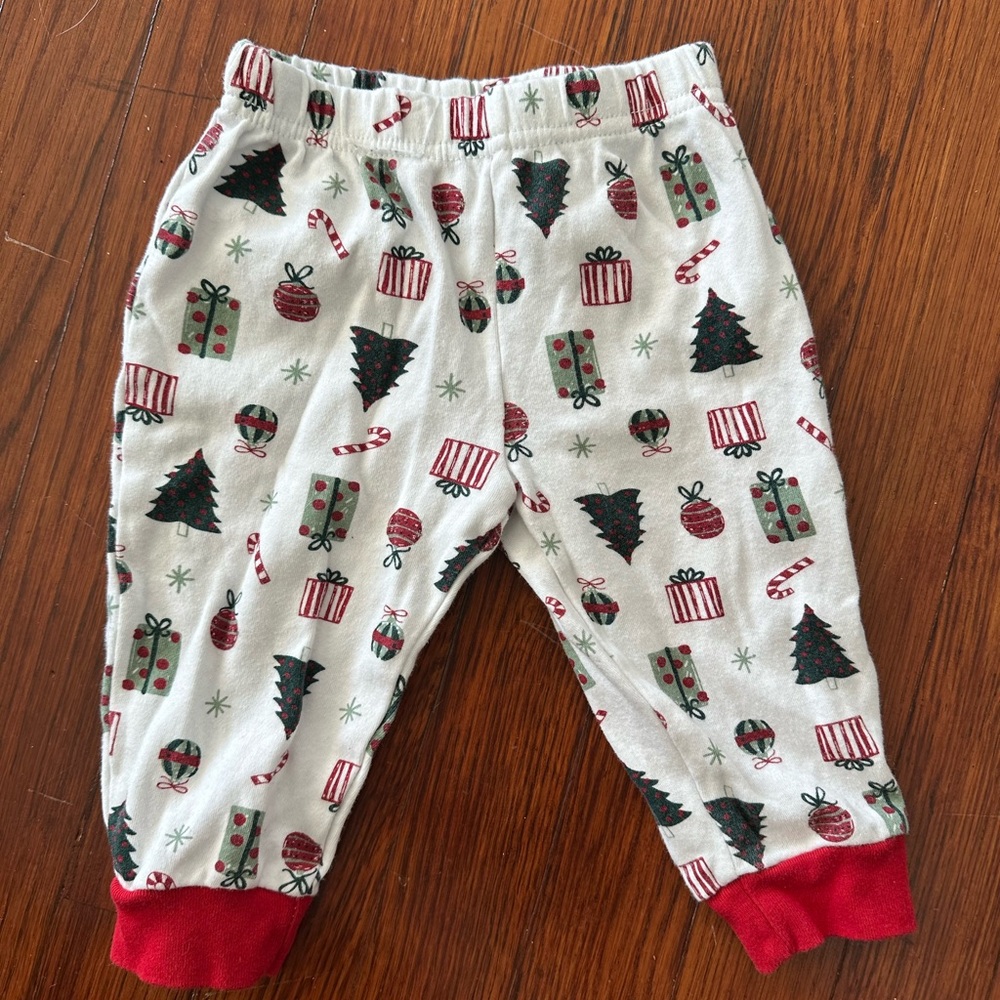 Chick Pea Kids Pajama Bottoms with Holiday Print